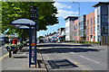 Bus stop for Warren Place, High Street A452, Brownhills