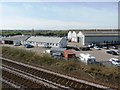 Railway and Industrial Estate at Long Sandall