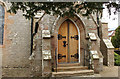 Door to Dalrymple Parish Church