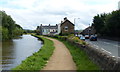 Canal and road in Skipton