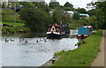 Narrowboats on the Leeds and Liverpool Canal