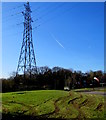 Electricity pylon in Thornhill, Cwmbran