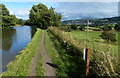 Towpath along the Leeds and Liverpool Canal