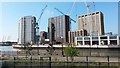 New construction across the River Lea