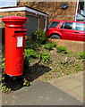 Queen Elizabeth II pillarbox on a Llanyravon corner, Cwmbran