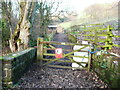 Gate and narrow stile on FP183, Warley, Halifax