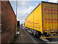 Canute Distribution lorry on the A39, Bridgwater