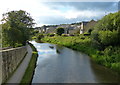 Houses next to the Leeds and Liverpool Canal