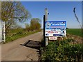SD3104 : Entrance to West Lancashire Microlight School by Norman Caesar