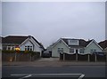 Bungalows on Frinton Road, Kirby Cross