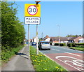 A156 in Marton village