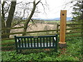 Poetry and seat at Innerpeffray Library