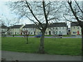 Houses in the Lodge Meadows Estate off the B8 at Hilltown