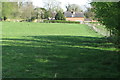 Pasture by the footpath