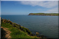 SN0439 : View out into Newport Bay, from the coast path at Carreg Germain by Christopher Hilton