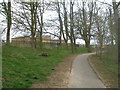 Urban footpath in Guiseley