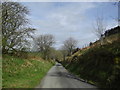 Steep hill heading towards Derwen from Melin-y-Wig