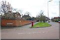 Wall angle of Harrowby Lane at Belton Lane junction