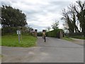 Cemetery entrance by A352 west of Wareham