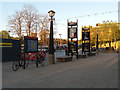 Bicycles outside the West Yorkshire Playhouse