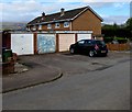 Four lockup garages, Liswerry Drive, Llanyravon, Cwmbran 