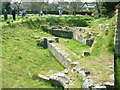 The remains of Melbourne Castle Derbyshire