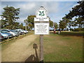 SU8935 : The National Trust sign at Hindhead Common by David Hillas
