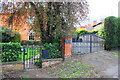 Entrances to houses on Barrowby Road