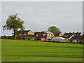 Housing and pasture near Stoke Golding in Leicestershire