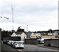 Dromore PSNI Station viewed along Meeting Street