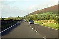 The A499 heading towards Caernarfon