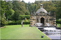 SK2670 : Chatsworth Cascade by Malcolm Neal