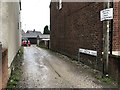 Access road to Back Chester Road, Audley