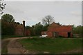Old brick buildings at Newton Grange Farm, Walcot