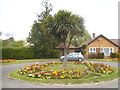 Flowerbed at Thames Ditton Cemetery