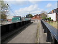 Western end of Black Bridge over the River Parrett, Bridgwater