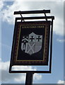 Sign for the Strafford Arms public house, Potters Bar