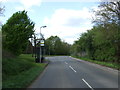 Bus stop and shelter on Station Road