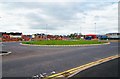 Roundabout on Silverwoods Way, Kidderminster, Worcs