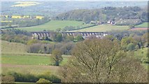 SO7038 : View of Ledbury Viaduct by Philip Halling