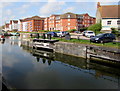 Flats alongside Bridgwater Marina