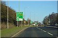 Approaching Willerby Hill Roundabout, A164