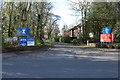 Road into the Army Reserve Centre, Dumfries