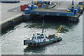 Survey boat F48 in Aberdeen Harbour