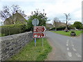 ST4224 : Road Sign at Law Lane, Muchelney by PAUL FARMER