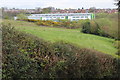 Islwyn High School, from near Darran Farm