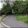 Path north from Tregwilym Road, Rogerstone, Newport