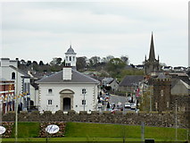 J1486 : View of Antrim town by Kenneth  Allen