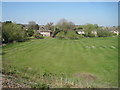 View from a Southampton-Salisbury train - Milford, edge of Salisbury