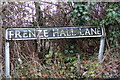 Frenze Hall Lane sign